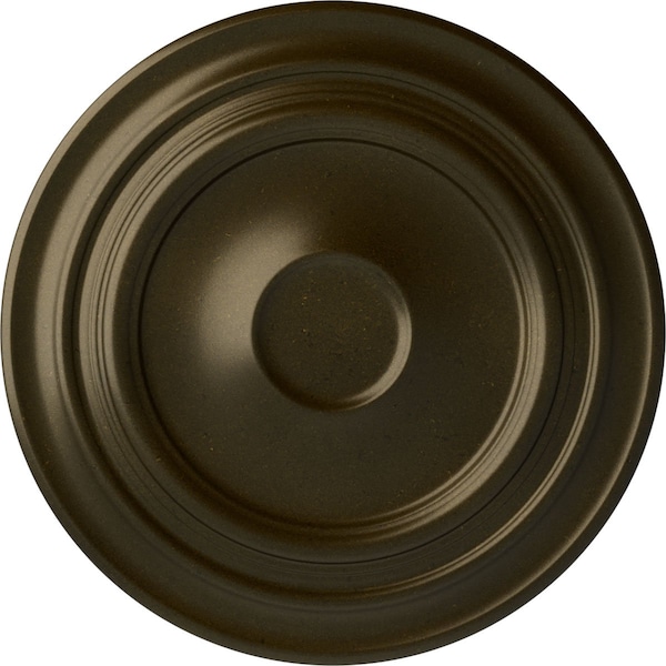 Ekena Millwork Giana Ceiling Medallion (Fits Canopies up to 7 7/8"), Hand-Painted Green Gold, 32 5/8"OD x 1 1/2"P CM32GIGGS - main